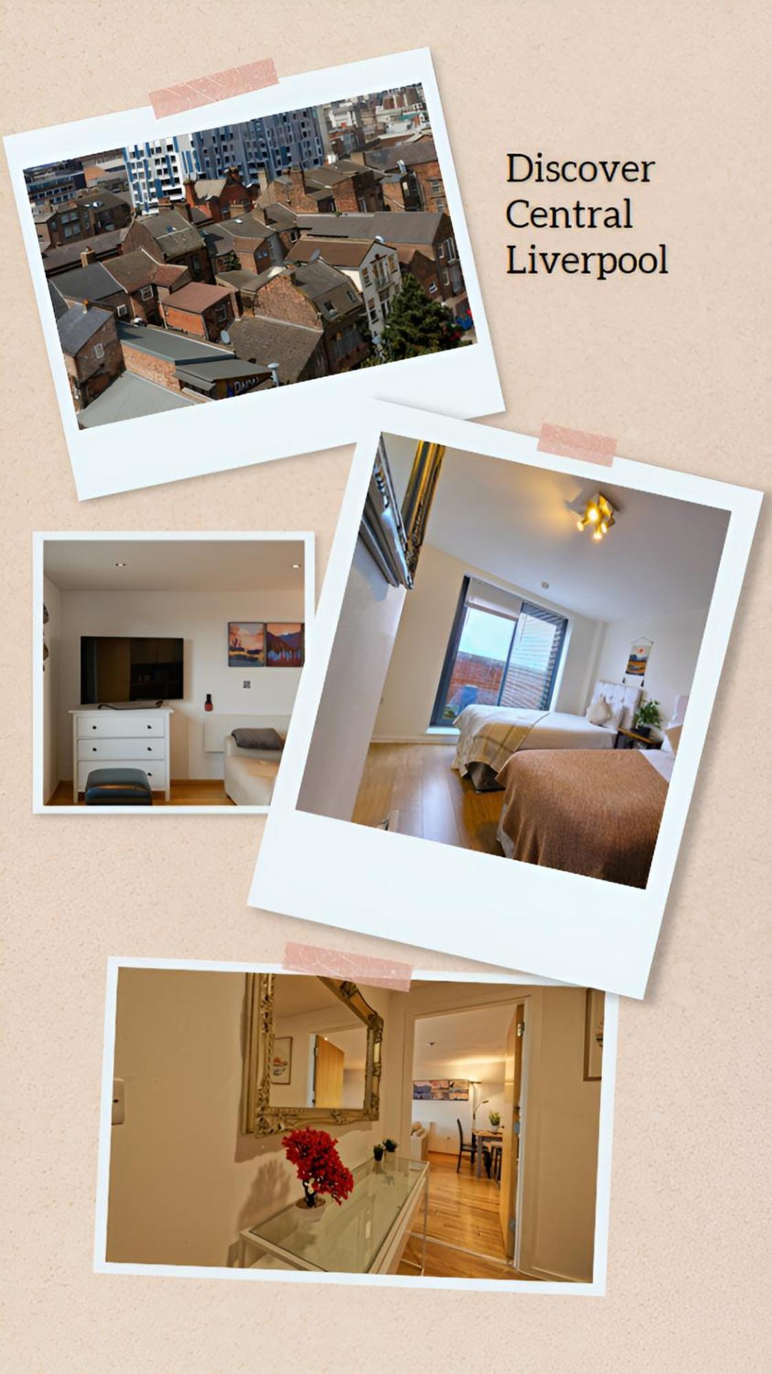 Sidemersey Livings- Convenient 1-Bedroom Flat With A View, Central Liverpool Eksteriør billede