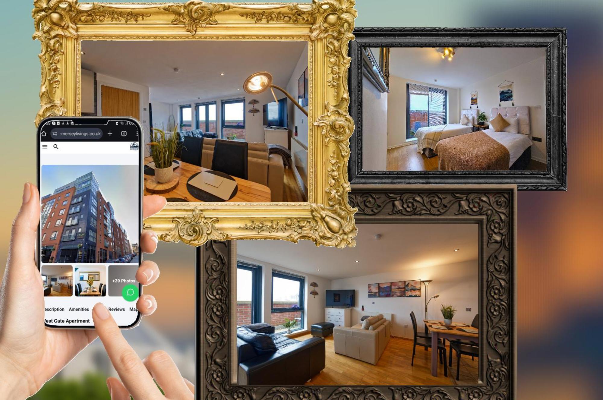 Sidemersey Livings- Convenient 1-Bedroom Flat With A View, Central Liverpool Eksteriør billede